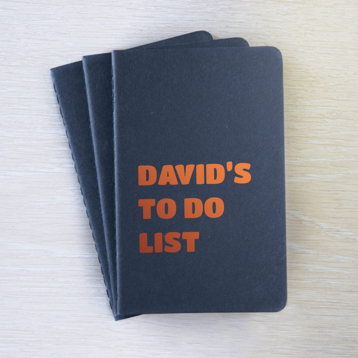 Personalised To Do Notebook