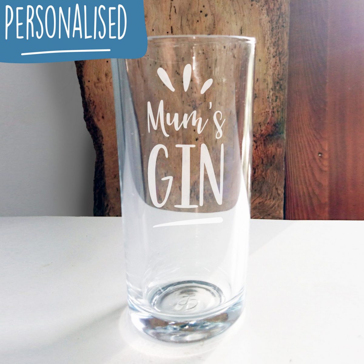 Personalised Gin Hiball Glass