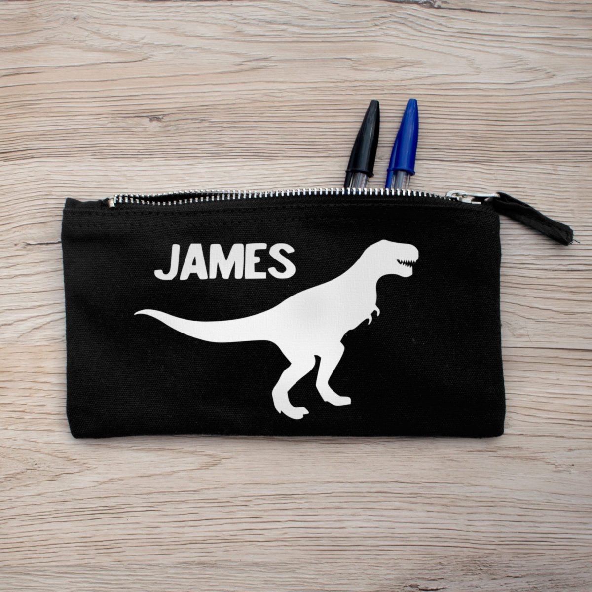Dinosaur Pencil Case personalised with name - Image 2