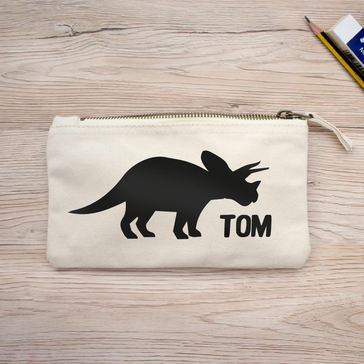 Dinosaur Pencil Case personalised with name - Image 3