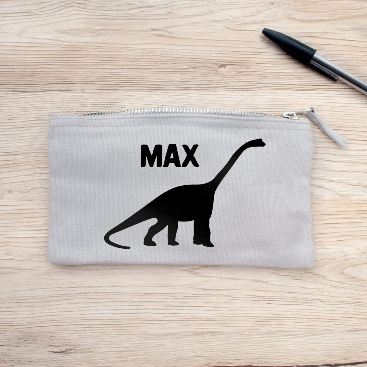 Dinosaur Pencil Case personalised with name