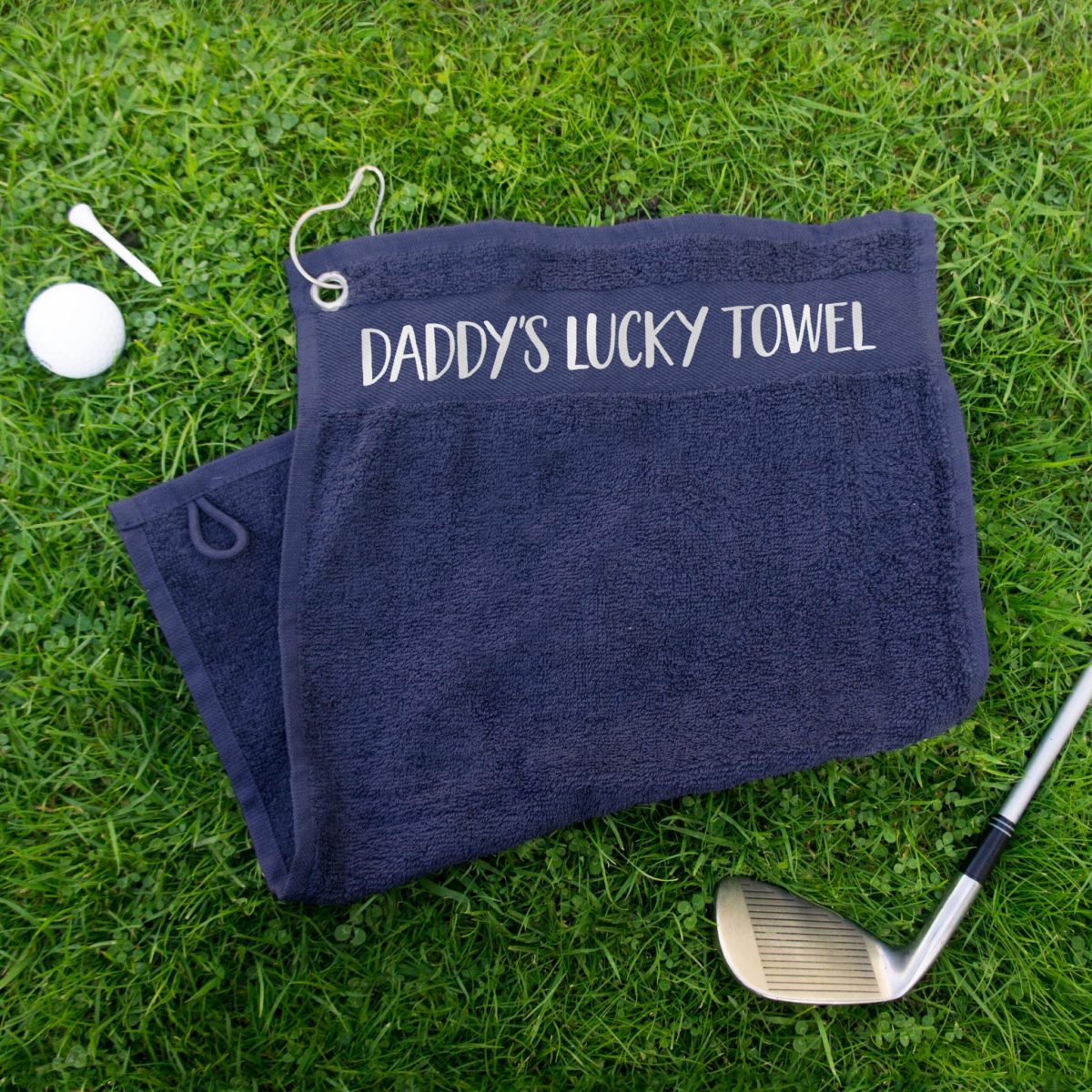 Personalised Lucky Golf Towel