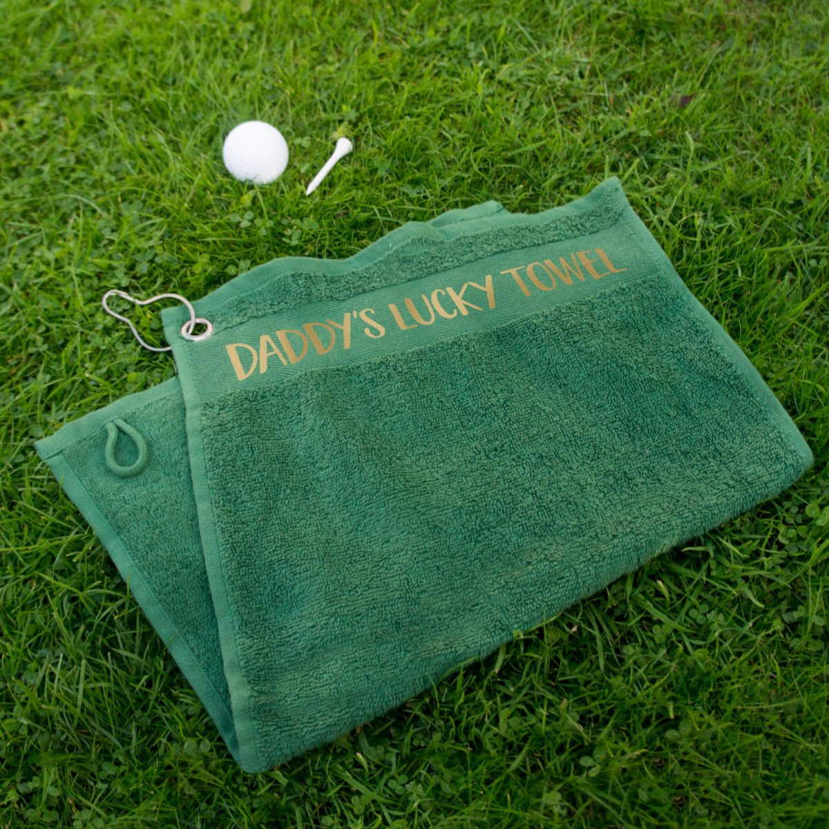 Personalised Lucky Golf Towel - Image 2