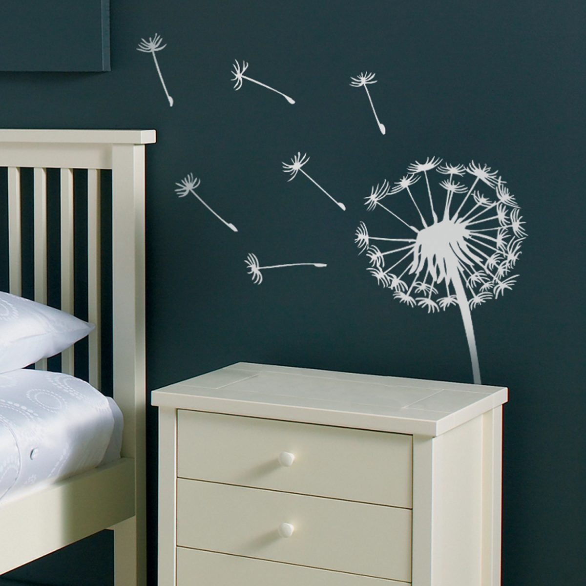 Dandelion Wall Sticker with Flying Birds - Image 2
