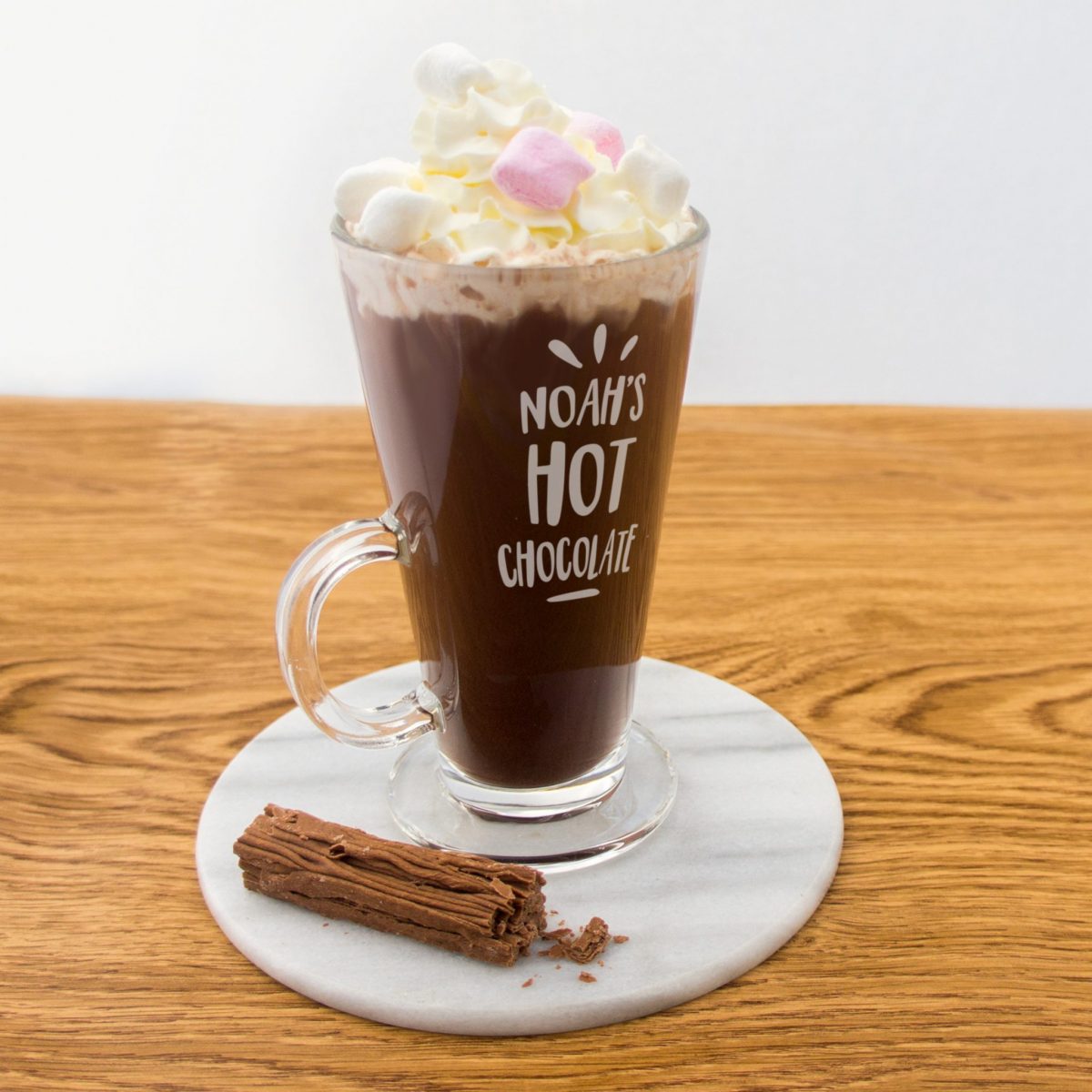 Personalised Hot Chocolate Glass