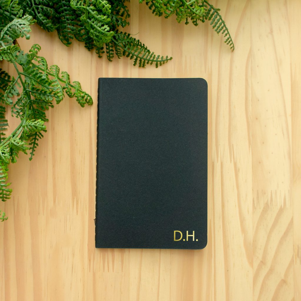 Personalised Initials Moleskine Notebook | Crafted Created