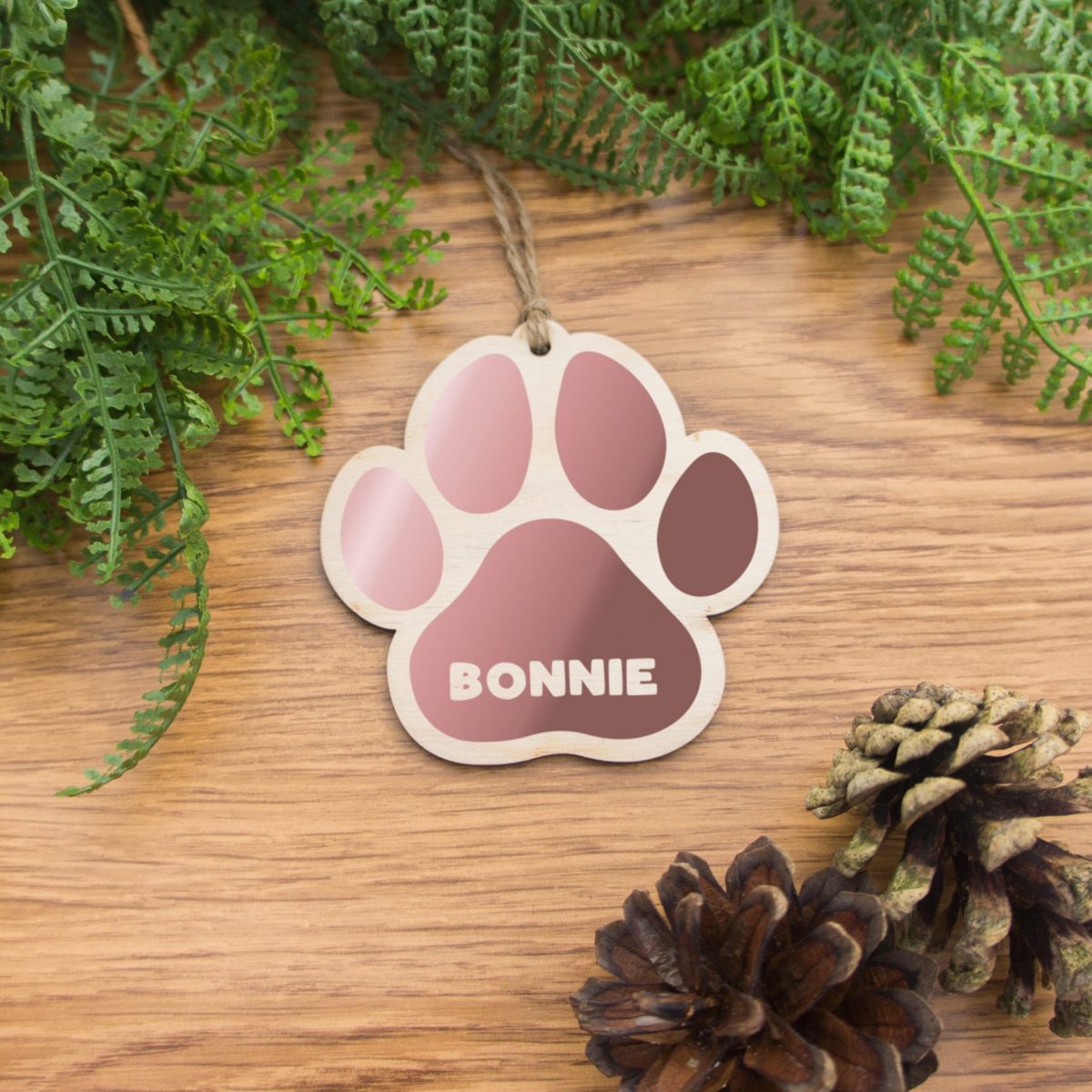 Dog Paw Christmas Tree Decoration