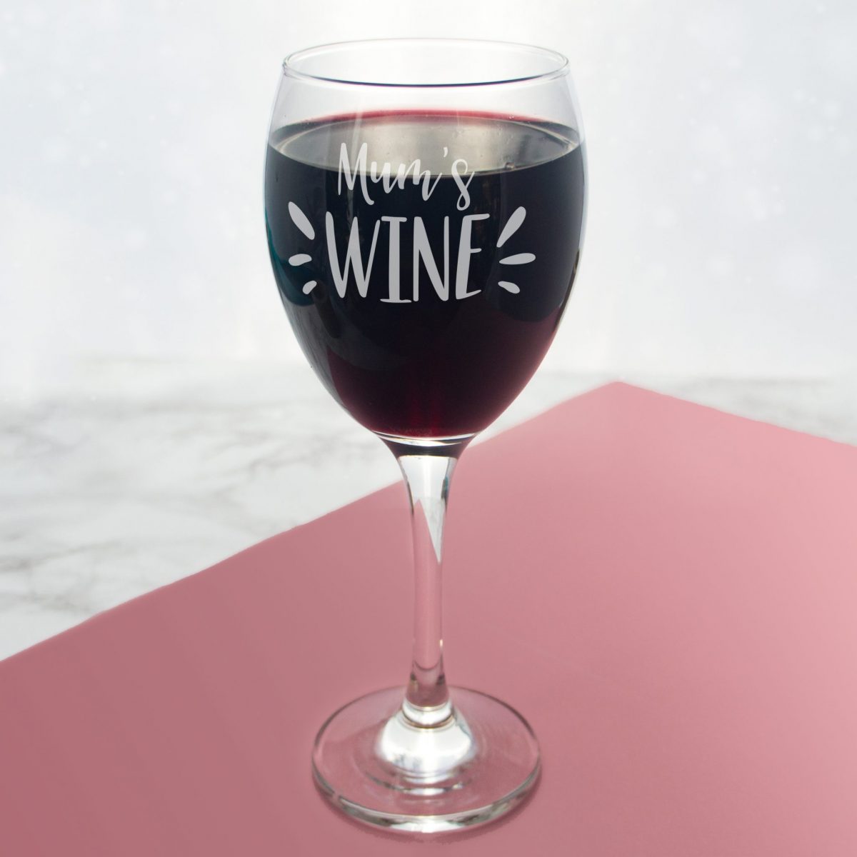 Personalised Wine Glass with Name Design - Image 2