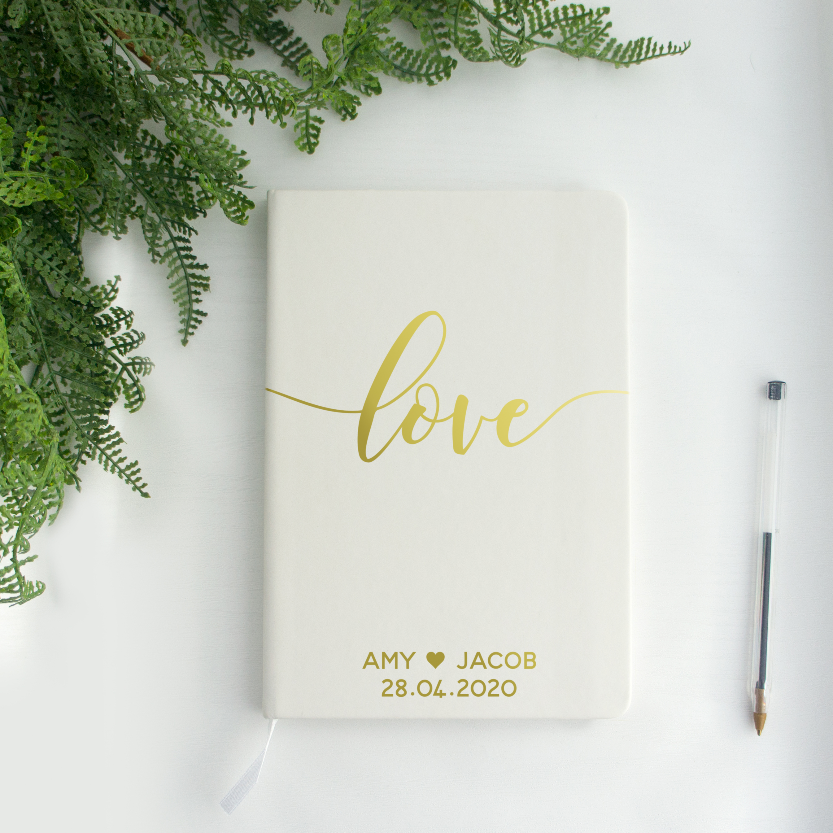 Love Wedding  Planner  A5 Soft Cover  Crafted Created