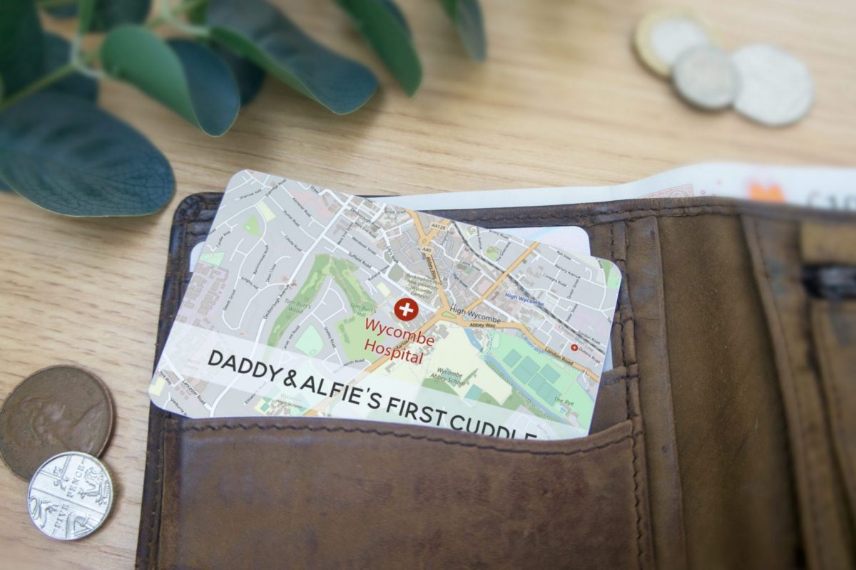 Map Wallet Card with Caption - Image 2