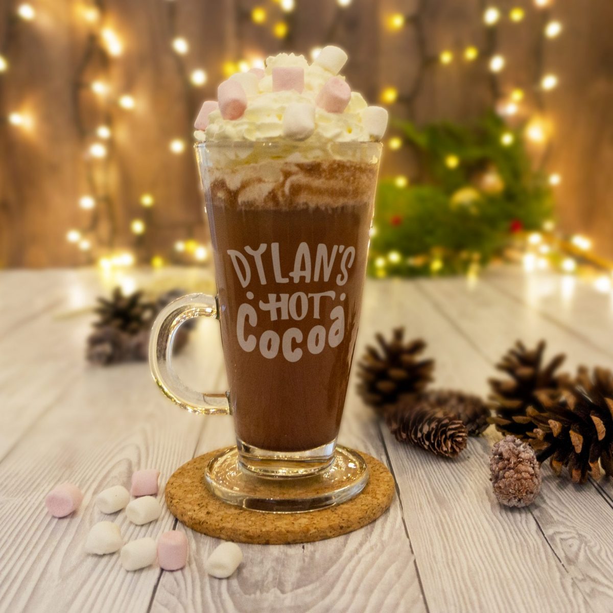 Personalised Hot Cocoa Glass