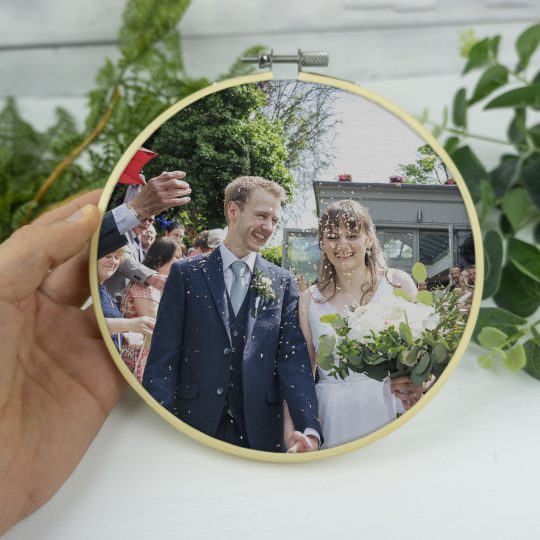 Photo Embroidery hoop