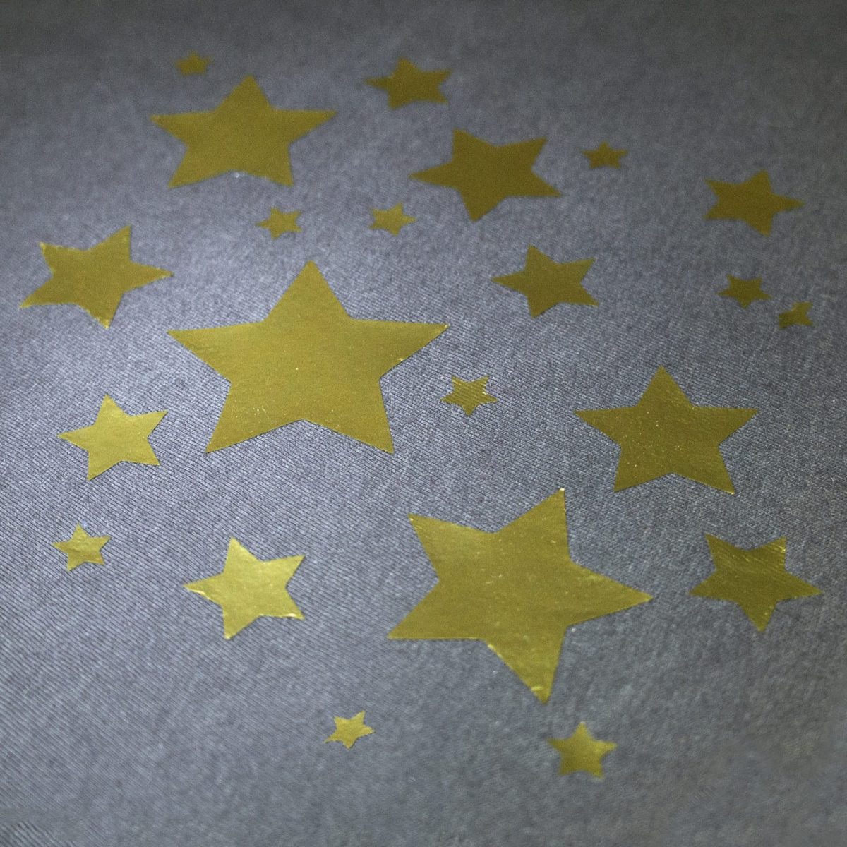Iron on Gold Stars Transfers